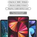 AmFilm 2-Pack PAPERed Glass Screen Protector compatible with iPad Pro 11, iPad Air 5/4 (2020/2022), Tempered Glass Screen Protector with a Paper-Matte Finish