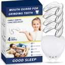 4 Pack Kids Mouth Guards for Teeth Grinding, Small Size, Comfortable Night Guard for Kids, Professional Mouth Guards, Effective for Clenching Teeth
