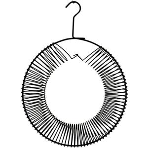Songbird Essentials Whole Peanut Black Wreath Feeder for Squirrels and Blue Jays