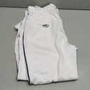 Rawlings | Mens Semi-Relaxed Full Length Baseball Pants | Piped | Adult Sizes | Multiple Colors (Large, White/Navy)