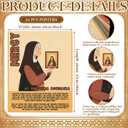 Resurhang 24 Pack Catholic Posters Set Catholic Classroom Decor 8 x 10 in Bible Virtues Quotes from Saints Christian Posters Sunday School Decorations for Learning Space Faith Bulletin Board Gift