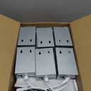 zouzai 6 Pack 3 Inch 5CCT LED anit- Glare Down Light with Junction Box, 2700K/3000K/3500K/4000K/5000K Selectable, LED spot, Dimmable - ETL and Energy Star Certified (White, 3 inch 【6 Pack】)