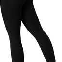Sunzel Sustainable Butt Lifting Capri Leggings for Women High Waist No Front Seam Tummy Control Booty Workout Yoga Pants (Black, L)