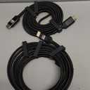 JSAUX 8K HDMI Cable 2.1 2 Pack 10ft, 48Gbps Ultra High Speed HDMI Cable Braided Cord (4K@144Hz, 4K@120Hz, 8K@60Hz) HDCP 2.2&2.3 HDR 10 eARC ARC, Compatible with Switch 2/PS5/Laptop/Monitor/HDTV/-Black