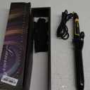 abp 1.25 Inch Curling Iron Extra Long Barrel with Ceramic Coating for Long/Medium Hair,1 1/4 INCH LCD Display Instant Heat up to 450°F with clamp,Hair Style Tool Girls & Women