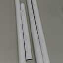 2pack Spring Tension Rods 18-36 Inch Adjustable White Tension Rod Spring Rod Extendable Short Curtain Rod Spring Loaded Curtain Rods Tension Rod for Curtains, Closet, Kitchen