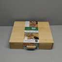 Core Bamboo Coffee Capsule Storage - Coffee Pods and Tea Holder Tray - Space-Saving Under Coffee Maker Coffee Machine Pod Organizer - Coffee Pod Drawer with Separators