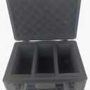 Crazy Horse Hobby Slab case compatible with Toploader PSA/BGS/SGC Graded Card Storage With Locks & keys (Black, 3 Row)