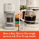 BELLA VersaBrew 12 cup Coffee Maker, Oatmilk