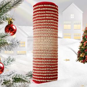 BSICPRO Christmats Bathroom Rug, Bath Mat Rug for Christmats Decorations Non Slip 20 x 32 Inches Water Absorbent Chenille Bathroom Floor Mats Machine Washable (Christmas Red)