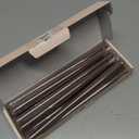 10 Inch Grayish-Brown Taper Candles for Home Decoration, 10 Pack Unscented Candlesticks for Dinner Wedding Party, Smokeless and Dripless Candle Sticks