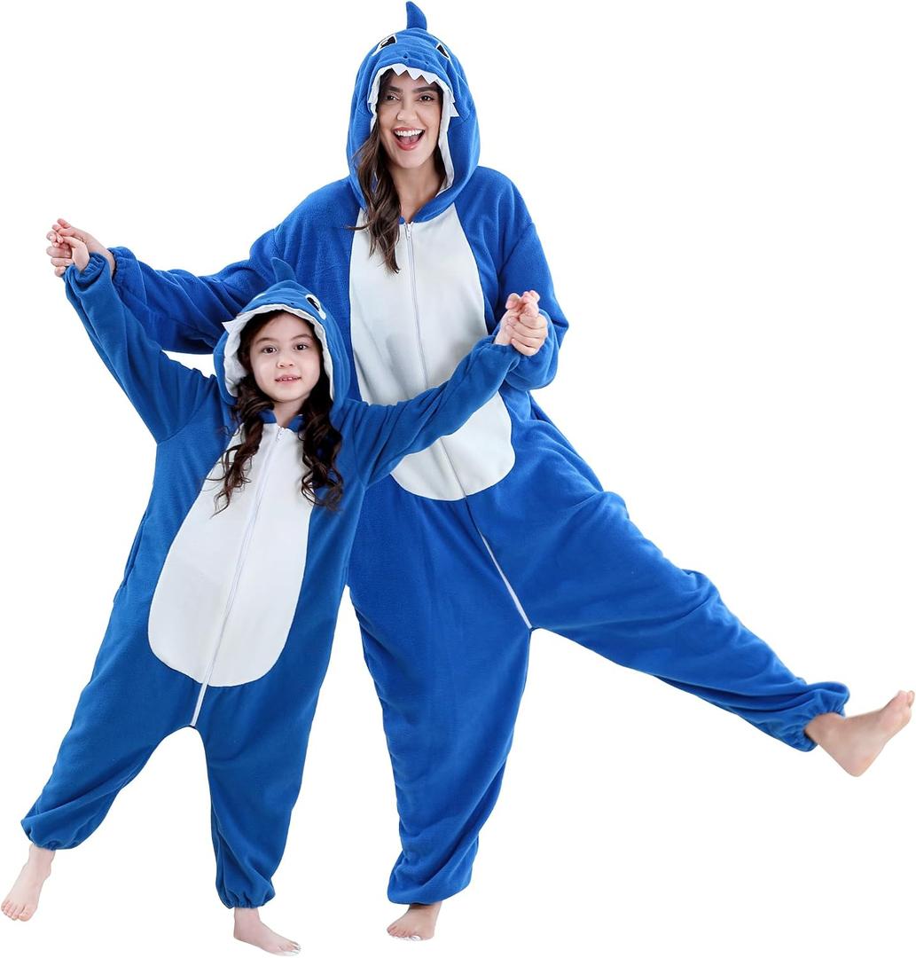 Unisex Adult Children Animal Onesie Pajamas Halloween Cosplay Costume Sleepwear Size: 9-10 Years