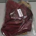 2 Pack Dog Hoodie Sweaters forDogs Warm Dog Clothes for Dogs Soft Waffle-Like Laminated Sweatshirt Bulldog (Brown+Wine Red, 3XL (Back: 29.5",Chest: 36.5", Neck: 27"))