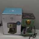 Amaste Drip Coffee Maker, Coffee Machine with 25 Oz Glass Coffee Pot, Retro Style Coffee Maker with Reusable Filter & Three Brewing Modes, Warming Plate, Matcha Green