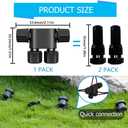 NETEHA 24 Pack Low Voltage 12-18 Gauge Wire Connectors for Landscape Lighting, Pathway Lights, Outdoor LED Lights