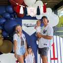 Baseball Highchair Banner 1st Birthday - Rookie of the Year High Chair Banner, Sports First Birthday Party Supplies for Cake Smash, Photo Prop
