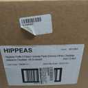 Hippeas Chickpea Puffs, Variety Pack, Groovy White Cheddar, Jalapeño Cheddar, All Dressed, 30 x 0.8 oz, Baked Crunchy Chickpea Snacks, 3g Plant Protein, 2g Fiber & 50% Less Fat, Dairy & Gluten Free (Best By: 02/21/27)
