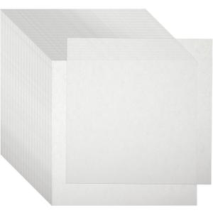Juvale 500-Pack Wax Paper Sheets for Food - Pre-Cut Square Liners - 6x6 in White