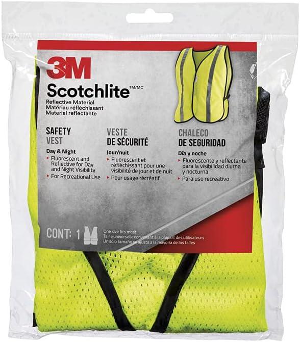 3M 94601-80030 Yellow Day Or Night Safety Vest
(Medium, Yellow)
