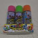 JA-RU Sidewalk Chalk Spray (3 Cans Assorted) Kids Driveway, Yard Liquid Colored Chalk. Field Marking Line Spray Temporary Markers. Washable Outdoor Art Set.