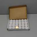 Homemory Timer Tea Lights Candles Battery Operated, 6H Timer Built-in, Auto On Daily, Flameless LED Tealight Votives for Table Centerpieces, Lantern, Holiday Decor, Warm Lamp, No Remote, 24-Pack (Warm White Glow, White Base)