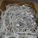 400FT White String Lights for Outside with 200+8 Extral LED G40 Bulbs Globe String Lights White Cord for Patio Pergola Gazebo Wedding Decoration, 4 x 100FT Connectable