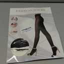 SKYASIA Sheer Control Top Pantyhose for Women,Run Resistant Reinforced Toes Legg Silky High Waist Tights (Medium, Black)