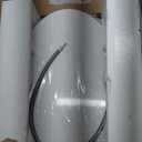 Electric Heated Bidet Warmer Water Toilet Seat Elongated with Bubble Wash, Warm Air Dryer, Endless Warmer Water, Remote Control, Curved Spray Bar, 70" Power Cord, Clean Water (Snow White)