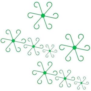 Pdtwq Plant Stem Support, 8 Pack Stem Supports for Indoor Plants, Reusable Plastic Plant Stabilizer for Thriving Growth