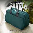 Nomad Lane The Bento Bag Carry-On Luggage Duffel Bag, Durable & Lightweight Suitcase. Personal Item Weekender Overnight Travel Bag for Men & Women, Pine Green, Bento Bag
