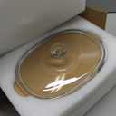 M MCIRCO 4-Piece Glass Casserole Baking Dish, Set of 2 Casseroles With Glass Lids, 1.9 Qt and 3 Qt