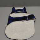 Malier Classic Plaid Fleece Dog Coat Jacket with Pocket, Windproof Warm Dog Coat Vest Winter Pet Clothes Apparel for Small Medium Large Dogs (Blue, Medium)