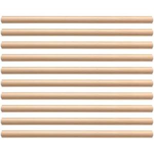 Nuanchu 3  Pcs Unfinished 3D Decorative Wood Trim Molding 15.75inch Decorative Wood Molding Cute DIY Trim for Home Wall Cabinet Shelf Window Door(Cylinder,20mm)