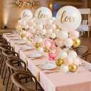 10 Sets Acrylic Balloon Stands for Table Centerpieces, 31.5 Inch Balloon Holder Sticks with Base, Table Top Balloon Stand Kit for Baby Shower Birthday Graduation Wedding Party Decorations