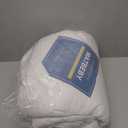 MATBEBY Bedding Quilted Fitted Full XL Mattress Pad Cooling Breathable Fluffy Soft Mattress Pad Stretches up to 21 Inch Deep, Full XL Size, White, Mattress Topper Mattress Protector