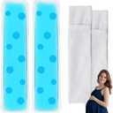 Perineal Cooling Pad, Hot and Cold Pads for Postpartum, Perineal Ice Pack, Instant Cold Therapy Packs, Gel Bead Ice Pack, Reusable Ice Packs, Instant Cooling Relieves Pain (Blue-Circle)