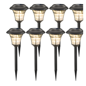 MAGGIFT 8 Pack Outdoor Solar Lights - Waterproof, Solar Pathway & Garden Lights for Yard & Patio, Solar Powered for Driveway