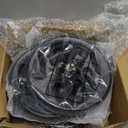 4 Sets Replacement Wheelchair Wheels for Walkers 7.5 Inch Wheelchair Front Wheels Anti Slip Walker Rubber Replacement for Stroller Casters Rollers Accessories