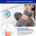 Smooth Triple Fusion Back Massager, Spine 3-in-1 Electric Lumbar Massager Support Pillow with Heat,Vibration &Airbag Traction, Lumbar Pillow for Lower Back Tension Relief,Deep Tissue