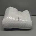 EPABO Contour Memory Foam Pillow Orthopedic Sleeping Pillows, Ergonomic Cervical Pillow for Neck Pain - for Side Sleepers, Back and Stomach Sleepers, Free Pillowcase Included (Firm & Standard Size (Standard(21*13*3.9 inches), White)