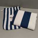Handy Beach Picnic Blanket 7' X 7' Extra Large, Sandproof, Windproof, Waterproof, Hole for Beach Umbrella, Corner Sand Pockets, Full XL