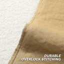 FUTEI Khaki Throw Pillow Covers 20x20 Inch Set of 2,Furry Faux Fur Teddy Boucle Textured Cushion Covers,Soft Fluffy Decorative Pillow Case,Home Decor for Couch Bed Living Room Office Car