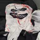 Anime Cosplay Costume Jumpsuit Outfit Black White Bodysuit Full Set Halloween With Mask (Large)