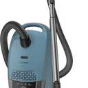 Miele Guard S1 Bagged Canister Vacuum Cleaner with AirClean Filter and FiberTeQ Universal Floorhead, Lightweight & Compact Design, Nordic Blue 12752460