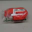 Smiry Christmas Chair Covers Set of 4, Red Santa Hat Chair Back Covers Dining Room, Washable Removable Slipcovers for Christmas Party Holiday Decoration