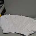 Biscaynebay Wrap Around Bed Skirts for King & Cal King Beds 17" Drop, White Adjustable Elastic Dust Ruffles Easy Fit Wrinkle & Fade Resistant Silky Luxurious Fabric Solid Machine Washable