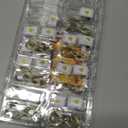 20 Pack LED Fairy Lights Battery Operated,3 Features Blinking Slowly Blinking & just on 7FT 20 LED Waterproof Mini Twinkle String Lights for Wedding Mason Jars Party Christmas Decorations(Warm White)