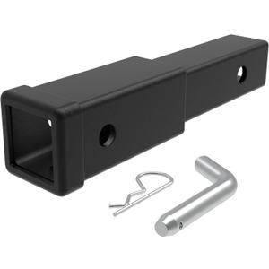 2 Inch Receiver Hitch Extender with 8 Inch Hitch Extension Length Provides More Clearance from Spare Tire and Tailgate