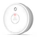 Fire Alarms Smoke Detectors, Smoke Alarm Battery Operated, Fire Alarm with Test Button & Low Battery Signal, Photoelectric Technology Fire Detectors for Bedroom and Home (1 Pack)