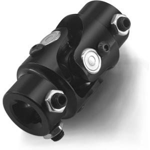 3/4-36 Spline X 3/4" DD Black Steering Universal Joint Single U Joint Shaft